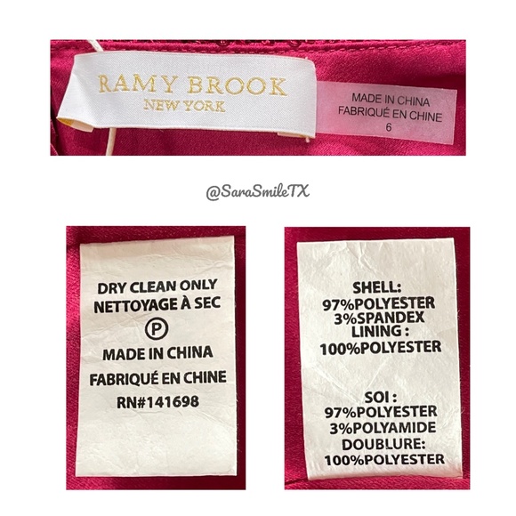 RAMY BROOK - Reba - Sequin Plunge V-Neck Long Sleeve Party Cocktail Dress - Picture 15 of 16